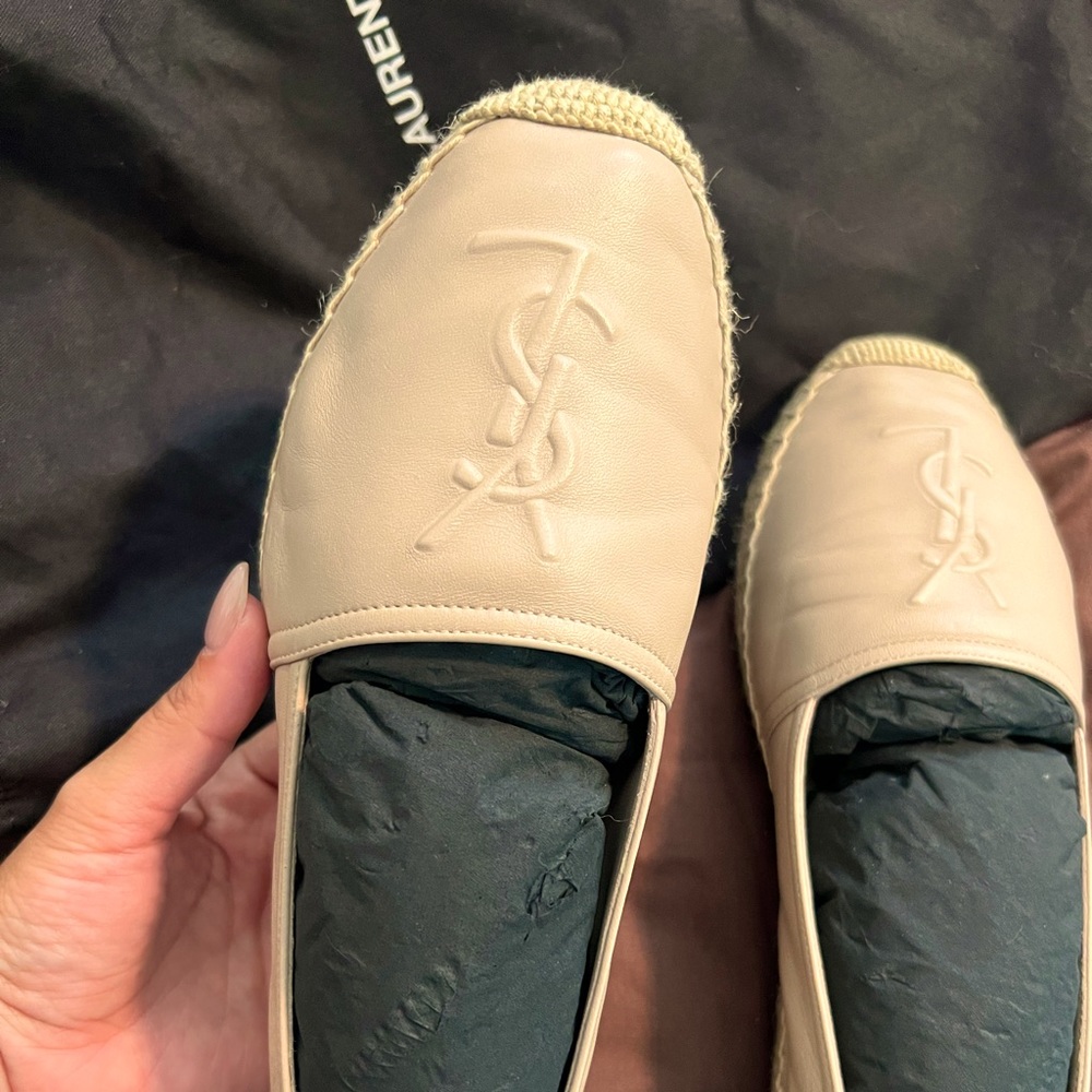 YSL CASSANDRE ESPADRILLES IN LAMBSKIN